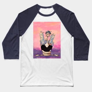 Trapped watercolor Baseball T-Shirt